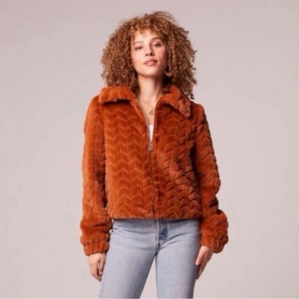 $118 Anthropologie NWT Band of The Free Jacket in Coco Size XS/S